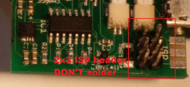 ISP connector dont solder