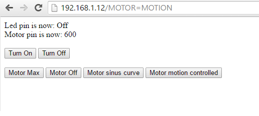browser vibrator control